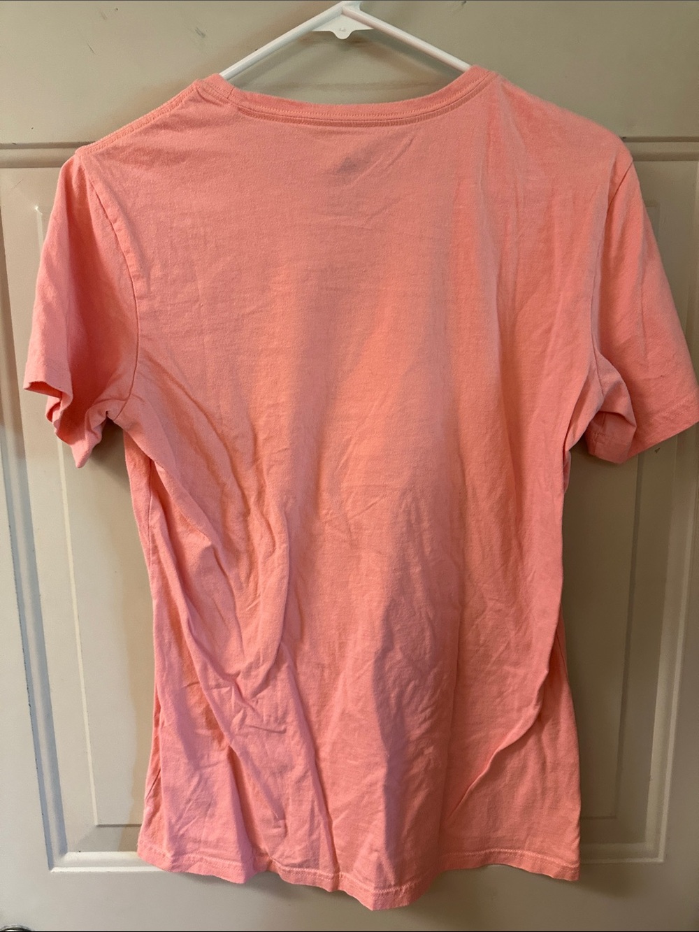adidas Pink Short Sleeve Tee with White Logo - Picture 4 of 4
